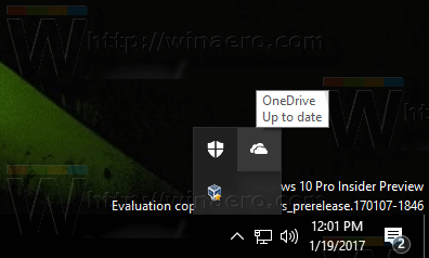 OneDrive Tray Icon